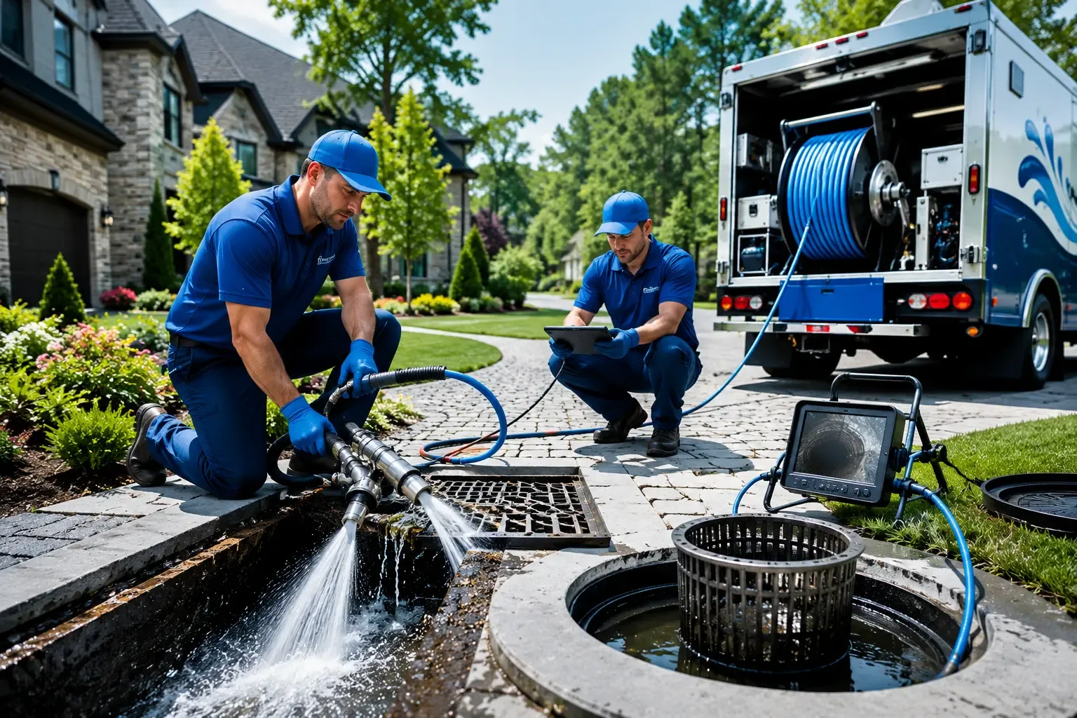 Local outdoor drain cleaning professionals in Badger, IA